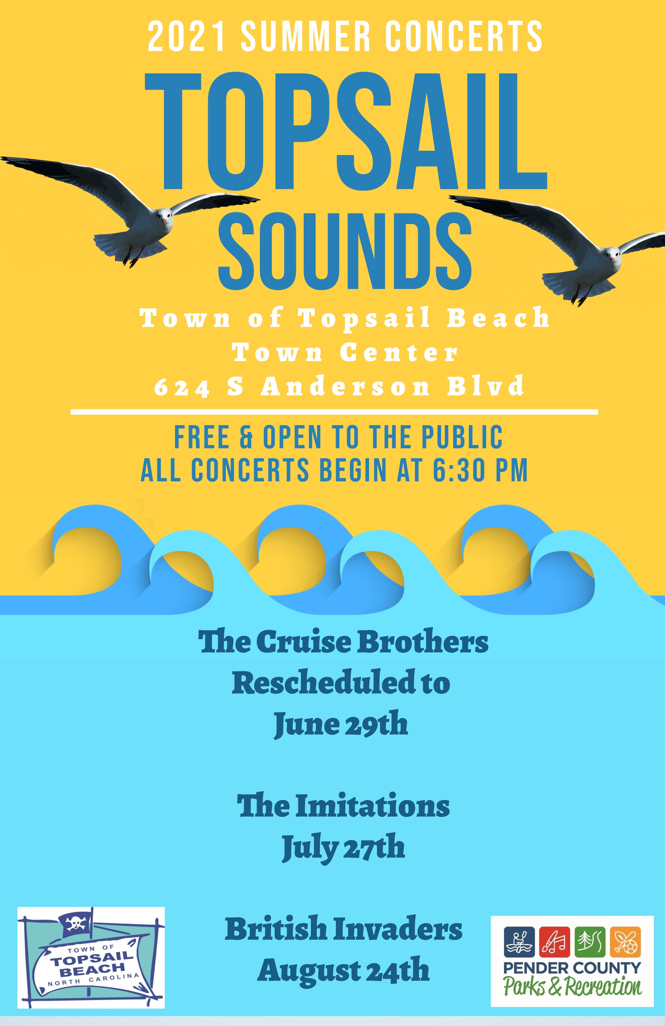 Topsail Sounds Concert in the Park > Topsail Beach North Carolina